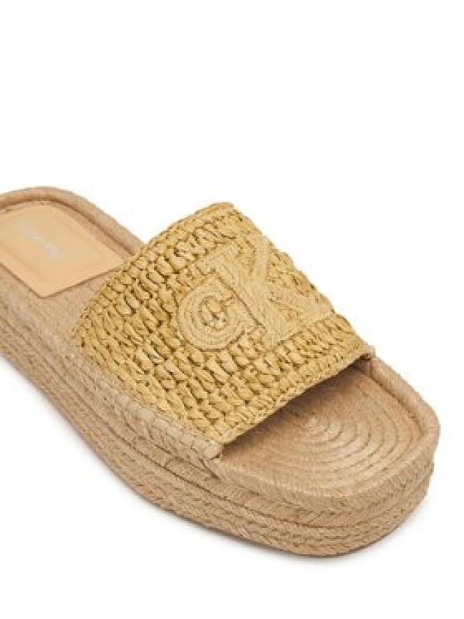 Calvin Klein Espadryle Ebeth HW0HW02895 Beżowy