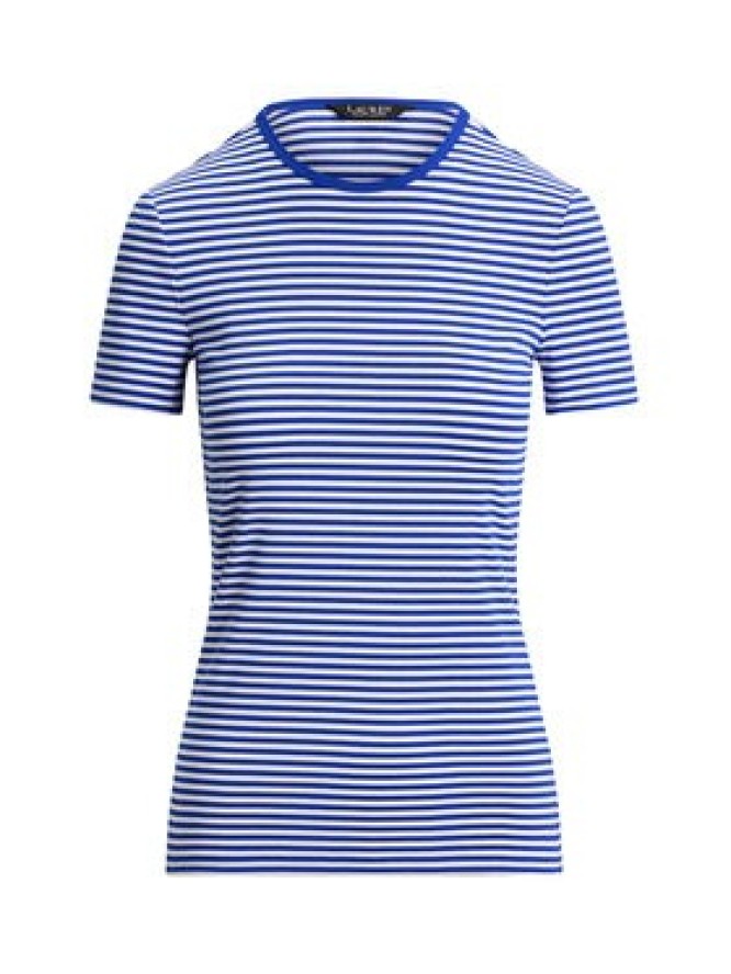LAUREN RALPH LAUREN T-Shirt 200P03721004 Niebieski Slim Fit