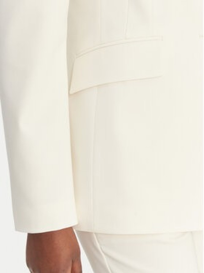 HUGO Marynarka Asmalla 50561450 Écru Regular Fit