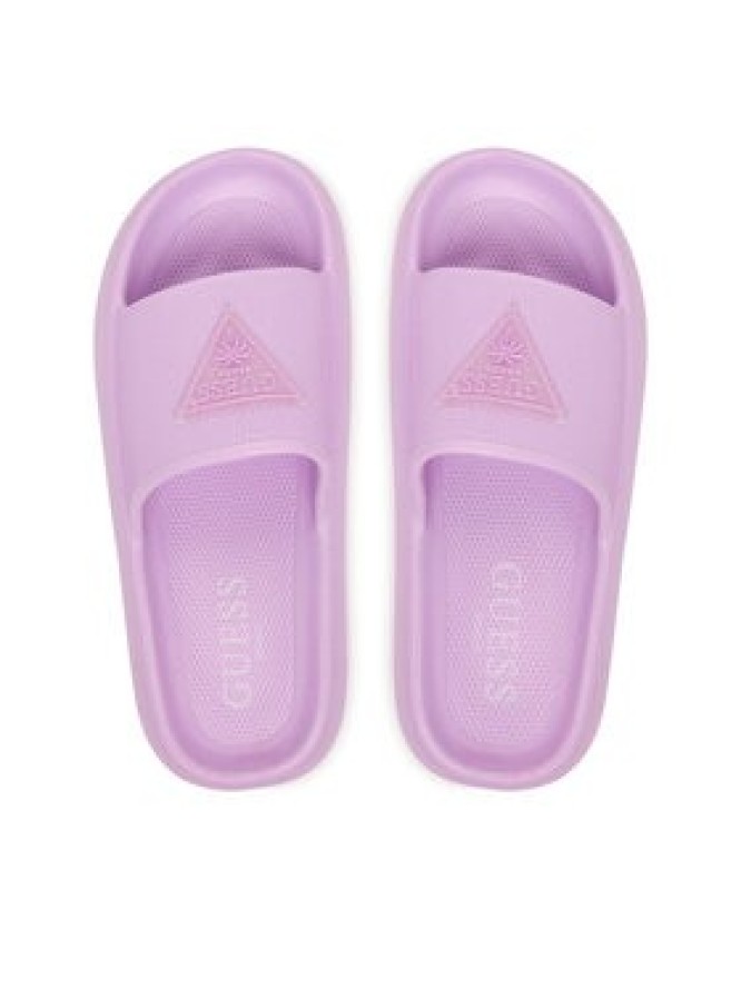 Guess Klapki E6GZ19 WG5X0 Fioletowy jasny