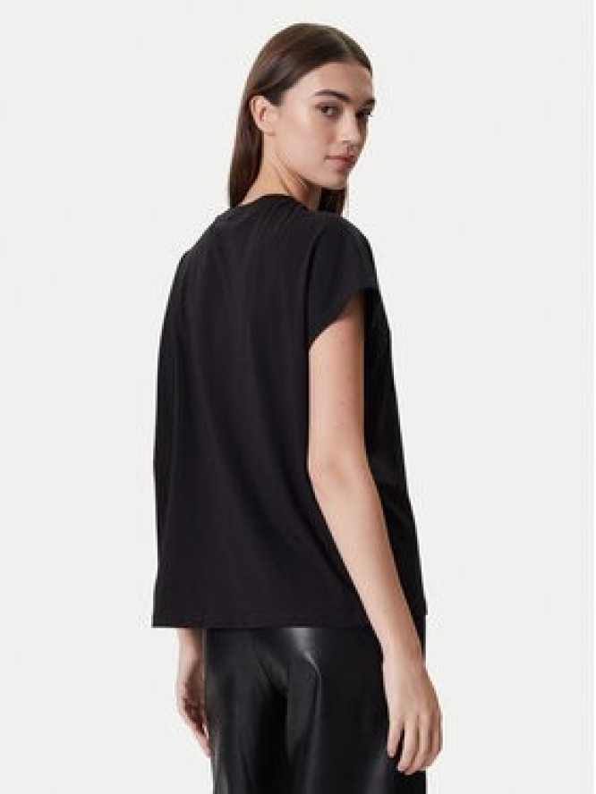 KARL LAGERFELD Bluzka A4W17046 Czarny Relaxed Fit