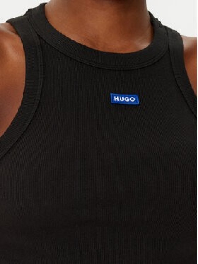 HUGO Top Baby 50511450 Czarny Slim Fit