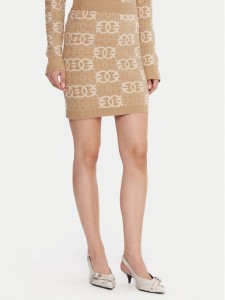 PINKO Spódnica mini Bang Bang 106040 A2YD Beżowy Slim Fit