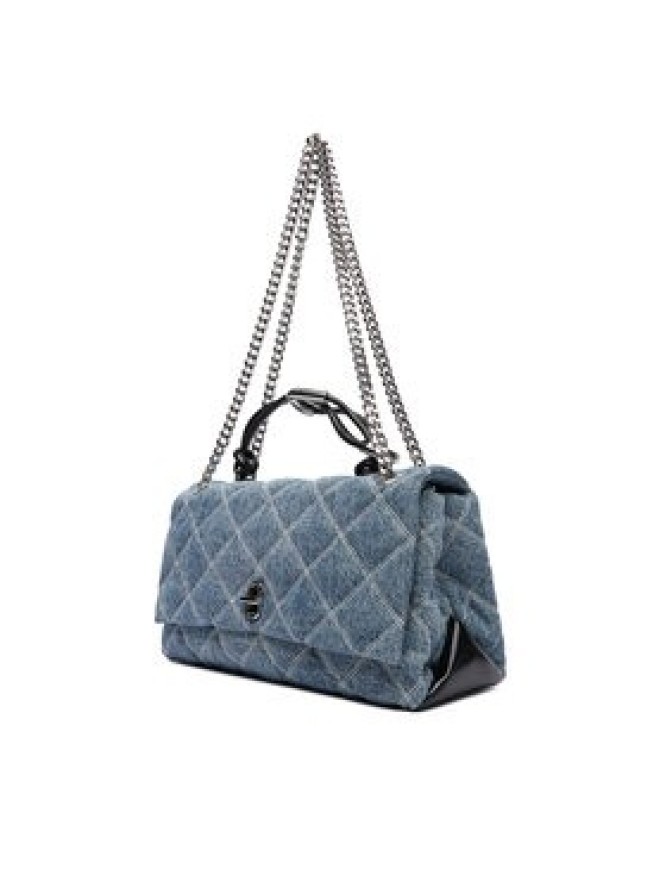 Marc Jacobs Torebka The Quilted Denim Dual Convertible 2P5HCR019H03 Niebieski