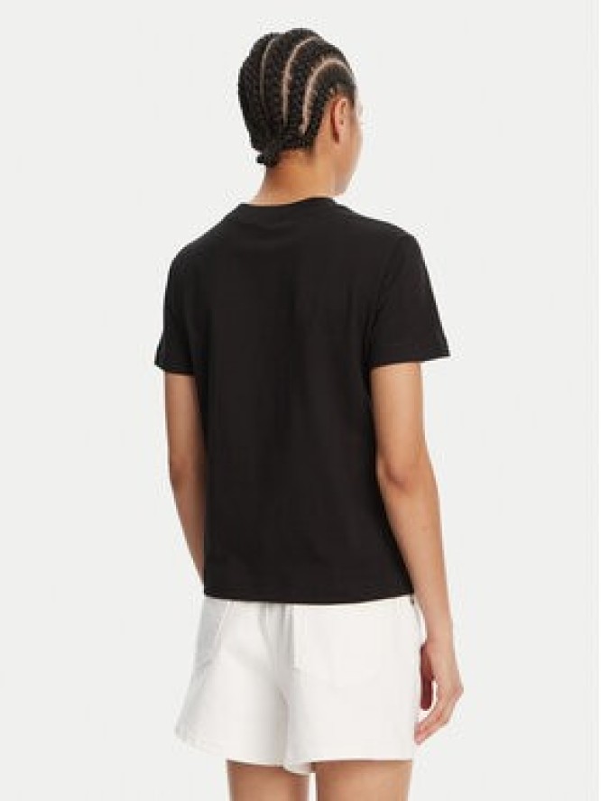 Versace Jeans Couture T-Shirt 78HAHS04 Czarny Regular Fit