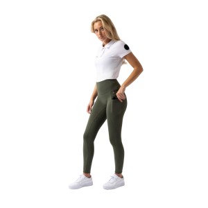 Damskie legginsy jeździeckie z pełną przyczepnością Horze Gillian