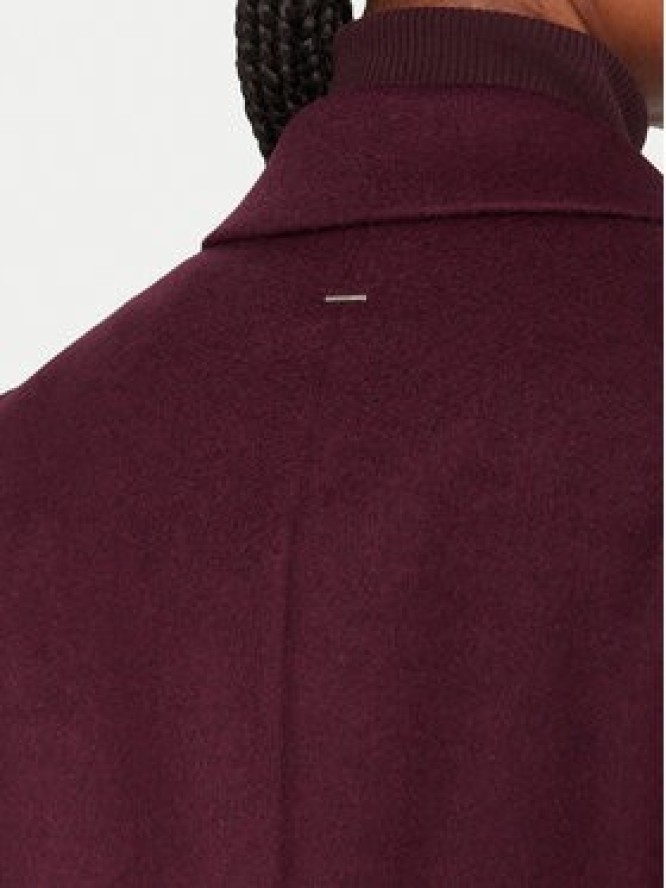 BOSS Płaszcz wełniany Classin 50548371 Fioletowy Regular Fit