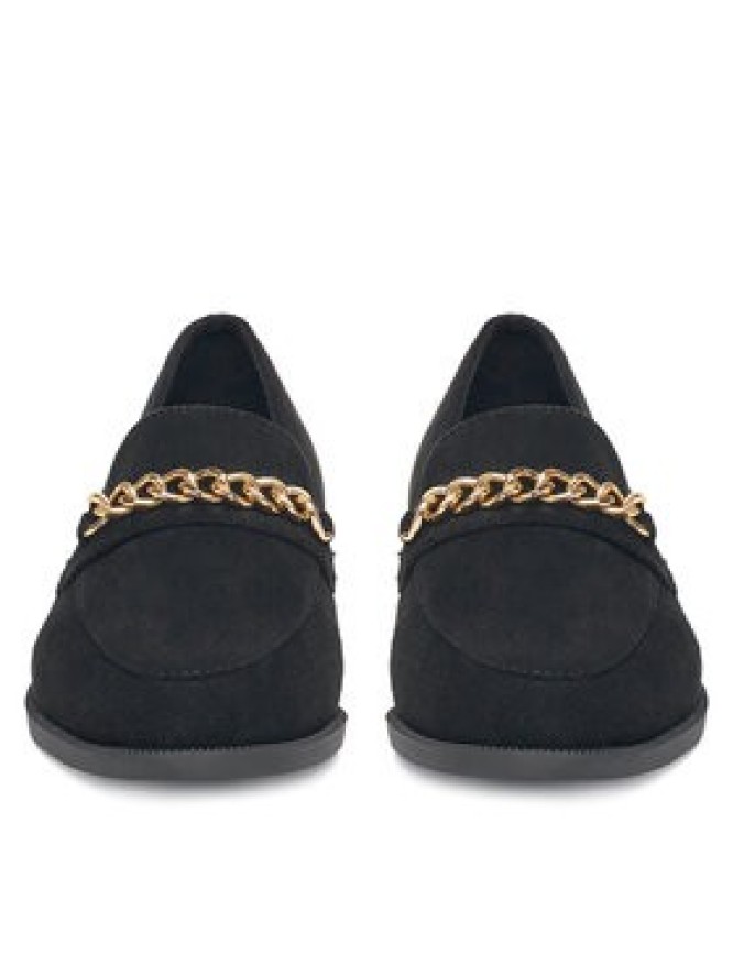DeeZee Loafersy LE527-14 Czarny