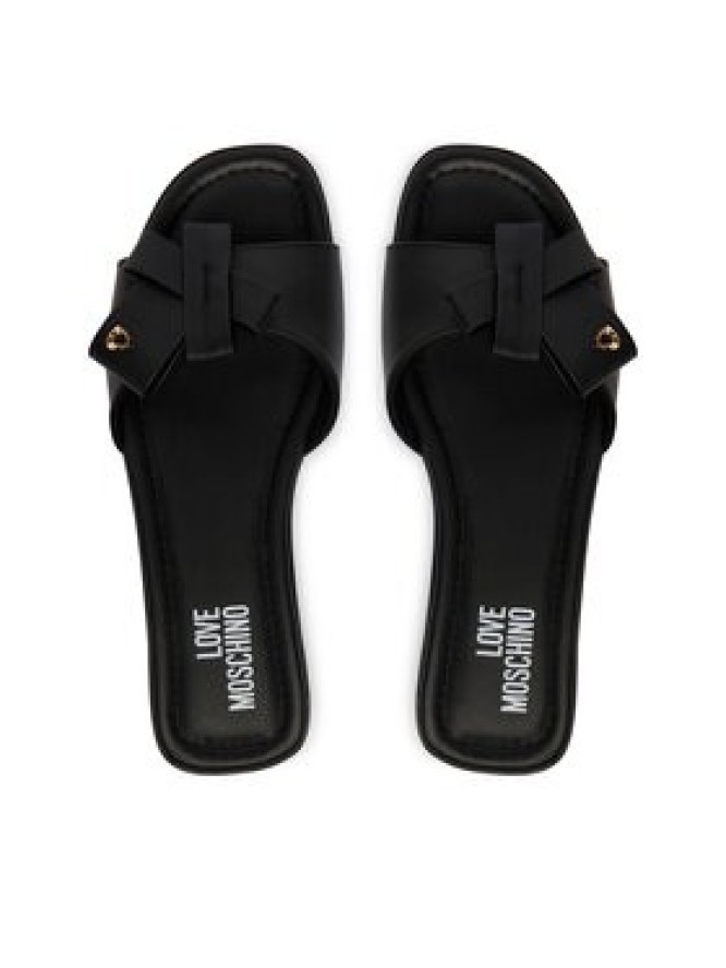 LOVE MOSCHINO Klapki JA28142G0OIE0000 Czarny