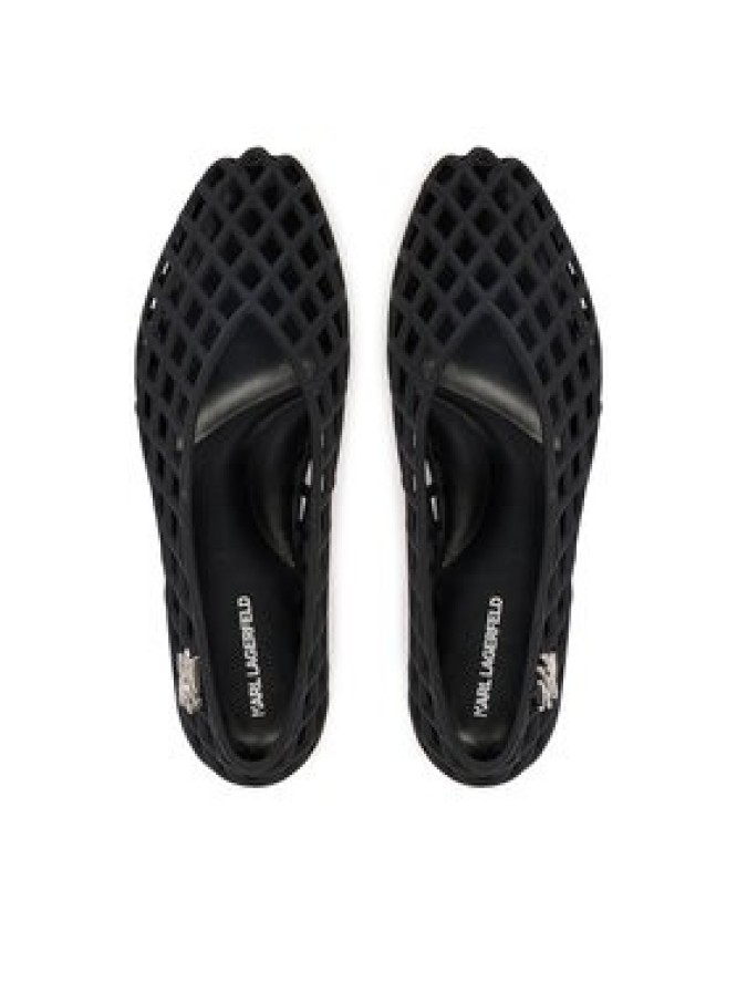 KARL LAGERFELD Baleriny Jelly Ballet KL80036 Czarny