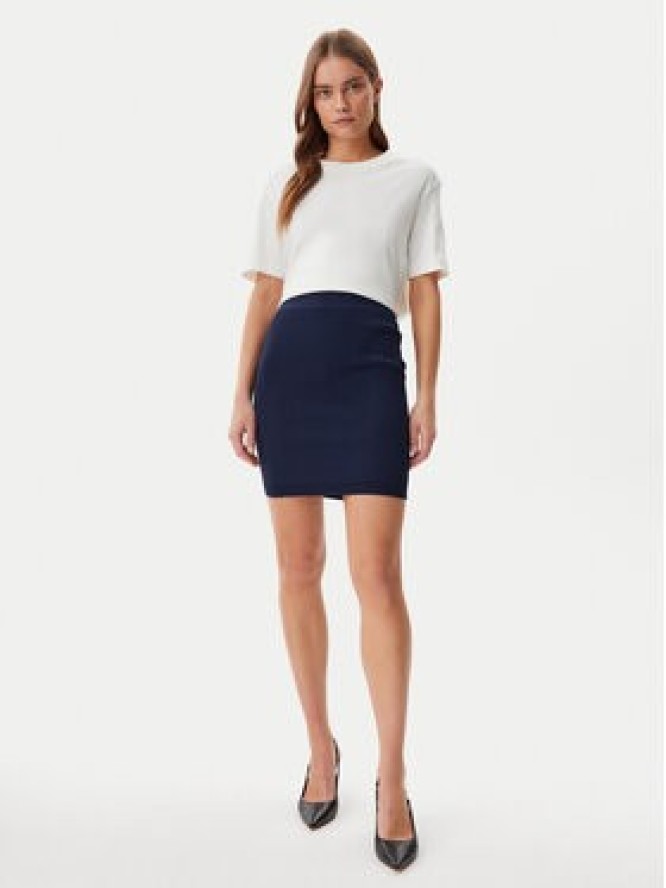 Guess Spódnica ołówkowa W5GD88Z3L10 Niebieski Regular Fit