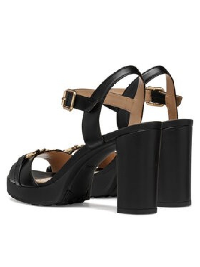 Geox Sandały D Walk Pleasure 85S D55B6A 000TU C9999 Czarny