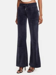 Juicy Couture Spodnie dresowe Layla JCSEBJ001G Granatowy Regular Fit