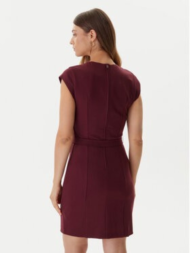 Guess Sukienka koktajlowa W5BK21 KCMU2 Czerwony Slim Fit