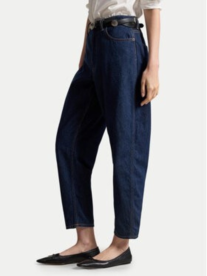 Polo Ralph Lauren Jeansy 211B29852001 Granatowy Mom Fit
