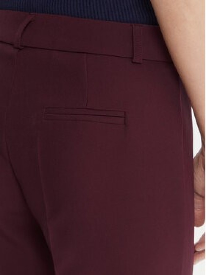 Maryley Spodnie damskie 25IB52Z/M17/43BU Bordowy Regular Fit