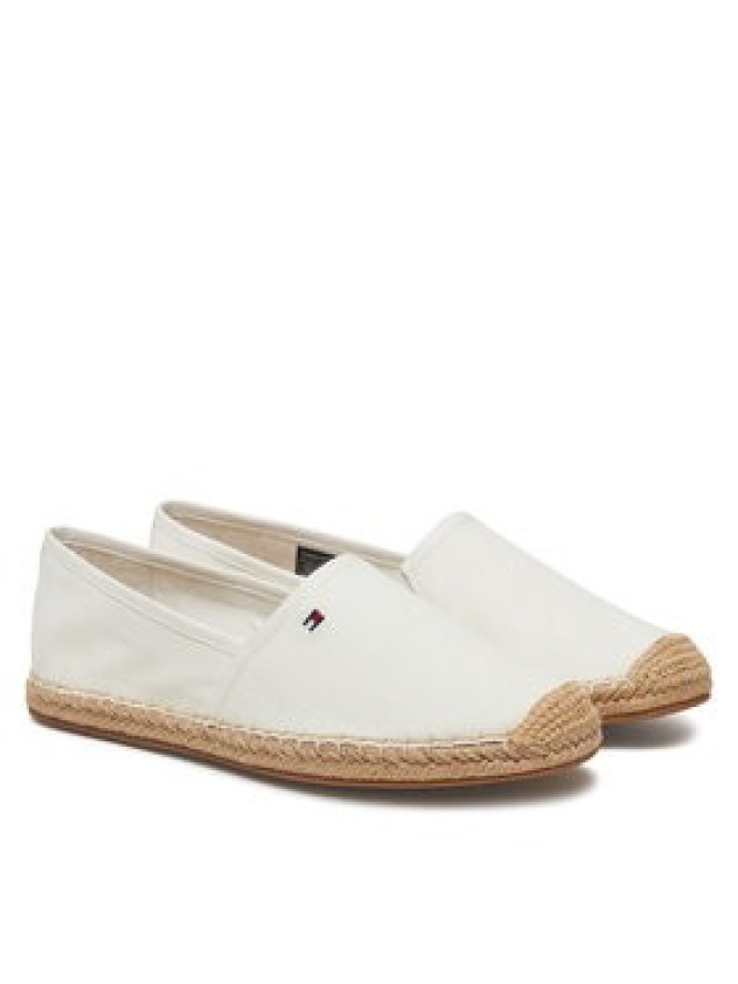 Tommy Hilfiger Espadryle Flag Canvas Espadrille FW0FW08541 Écru