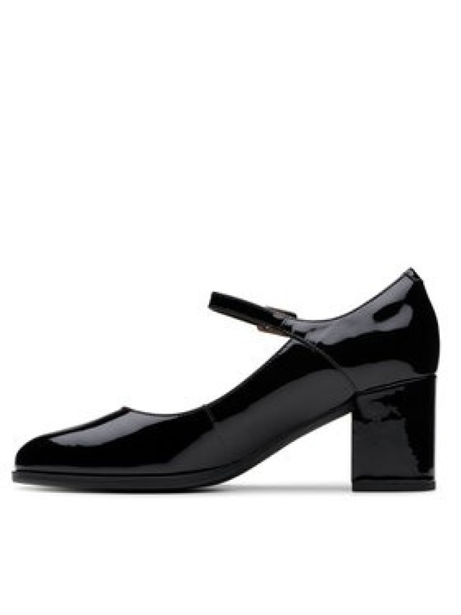 Clarks Półbuty Freva 55 Strap 26181337 Czarny