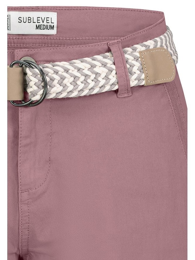 Sublevel Bermudy w kolorze szaroróżowym rozmiar: XXL