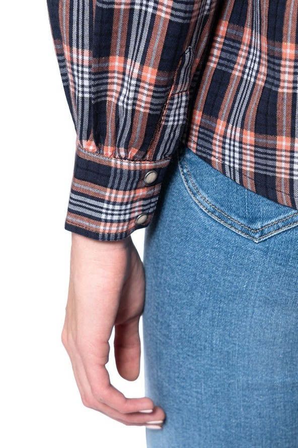 KOSZULA DAMSKA MUSTANG Emma Lurex check 1009986 11813