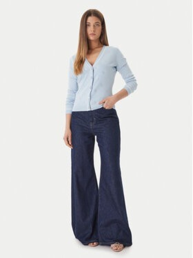 Guess Kardigan W6GR18 Z0605 Niebieski Regular Fit