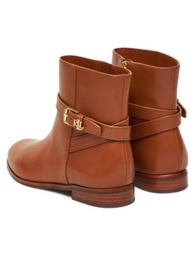 LAUREN RALPH LAUREN Botki Brooke Bt 2 802974382001 Brązowy