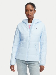 Tommy Jeans Kurtka przejściowa DW0DW20959 Niebieski jasny Slim Fit