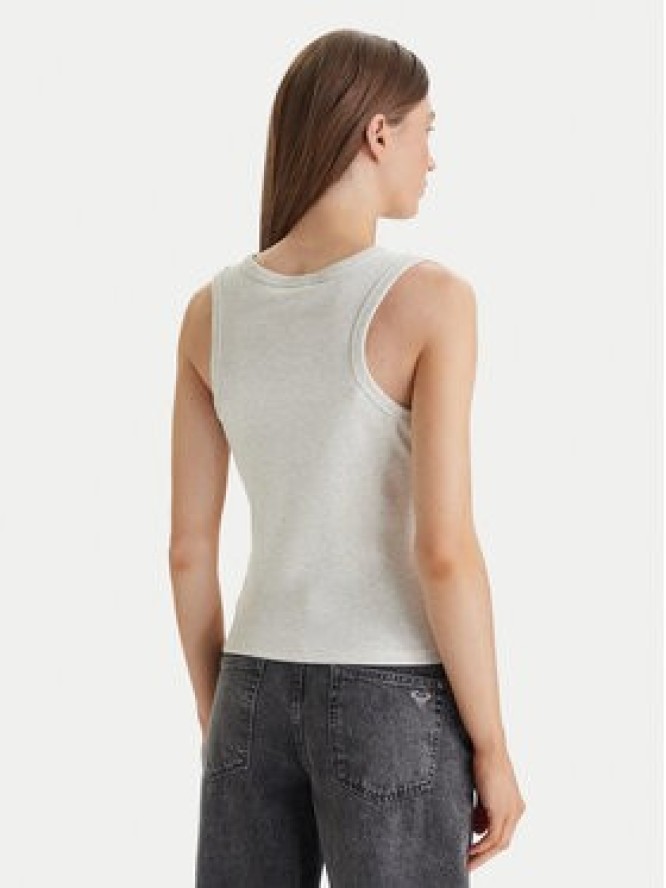 Calvin Klein Jeans Top LV047C201G Beżowy Slim Fit