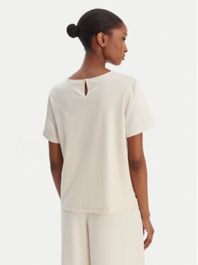 Weekend Max Mara Bluzka Zona 2615941011 Écru Relaxed Fit