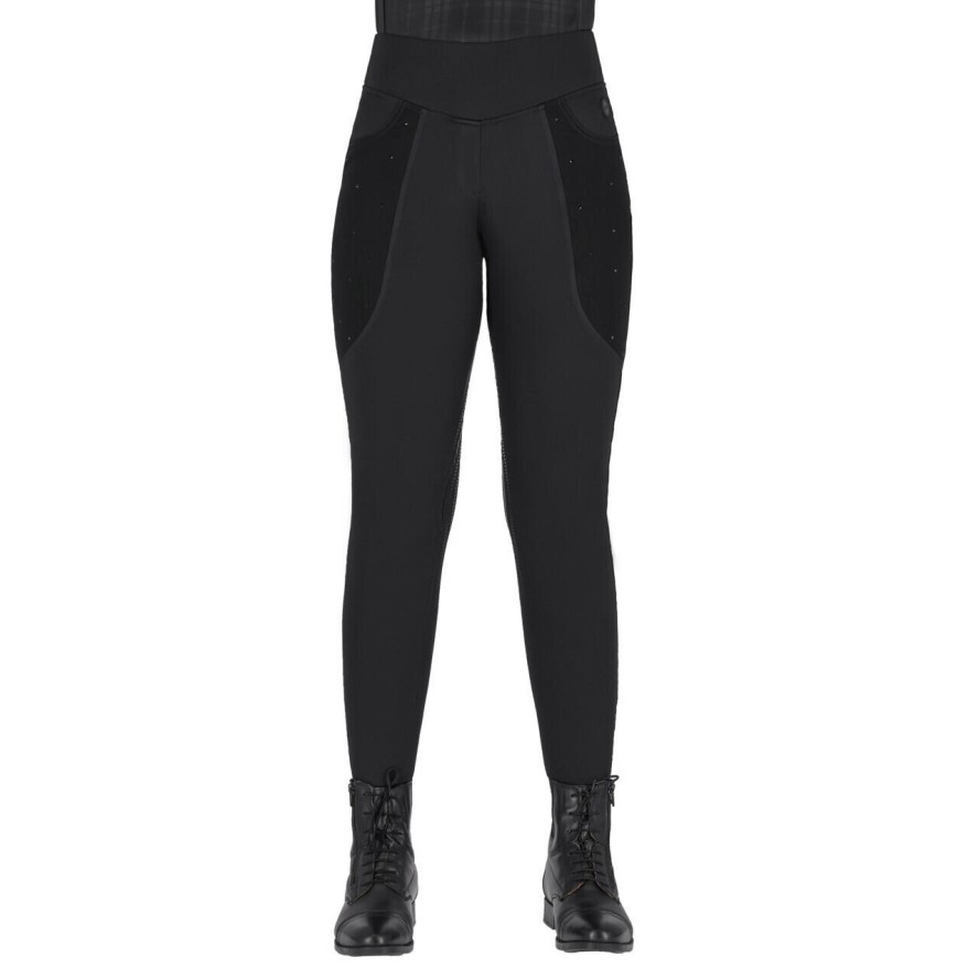 Damskie legginsy jeździeckie QHP Zahra