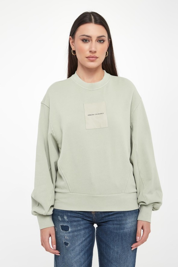 Bluza damska z logo ARMANI EXCHANGE