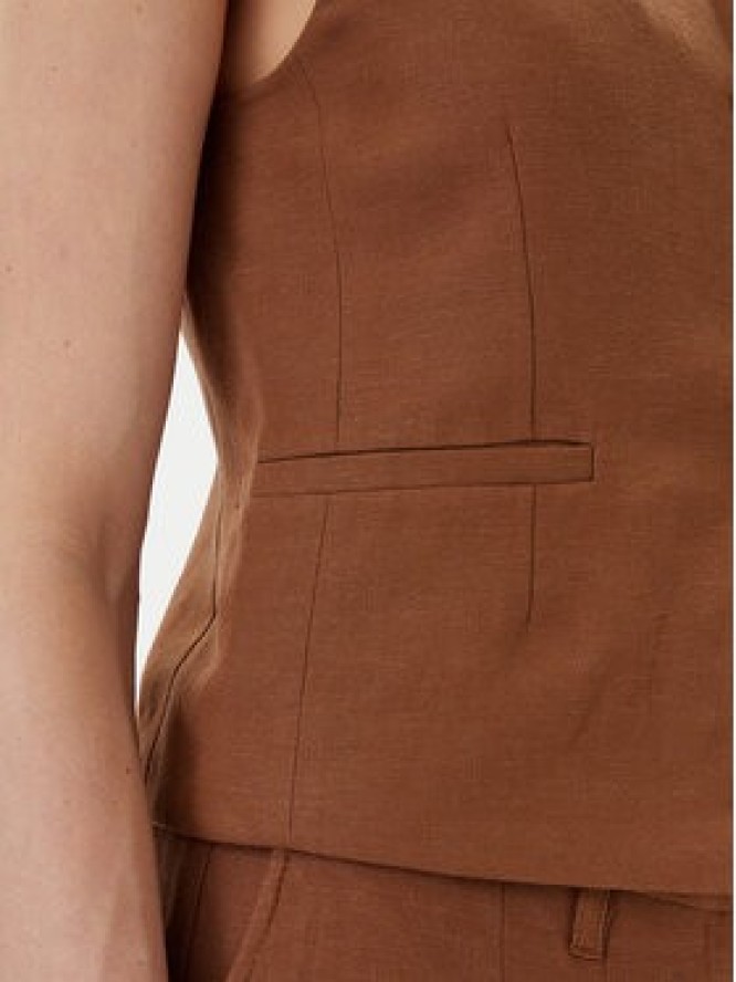 Herskind Kamizelka 5505840 Brązowy Regular Fit