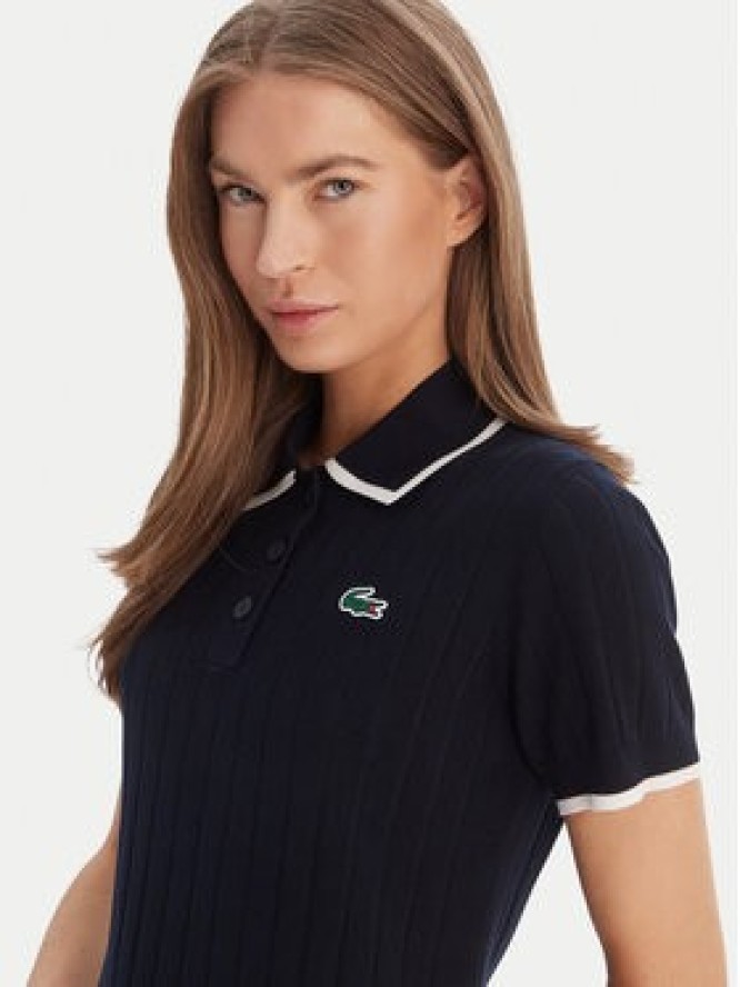 Lacoste Polo AF9430 Granatowy Regular Fit