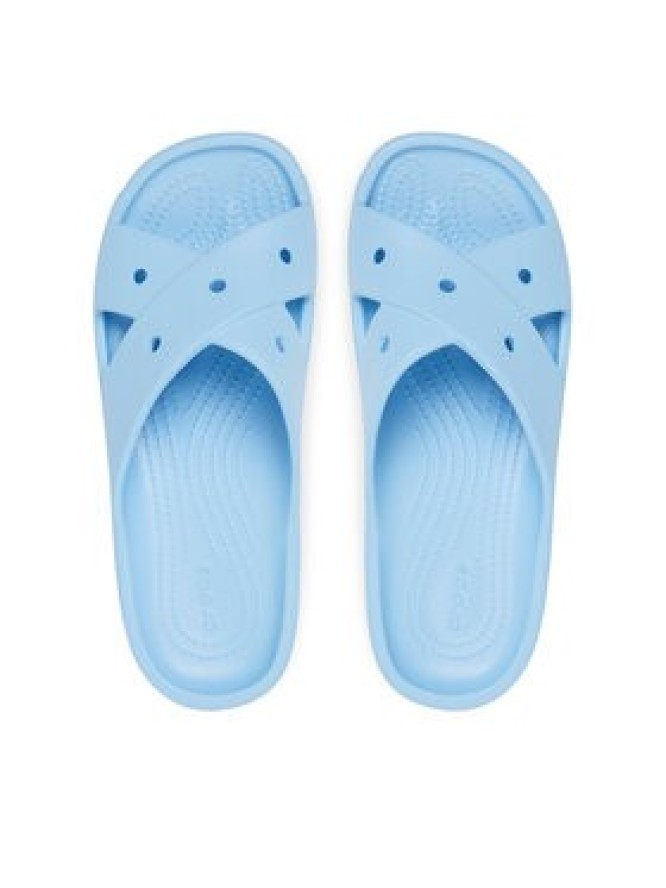 Crocs Klapki Classic Women's Cross Strap 210840 Niebieski