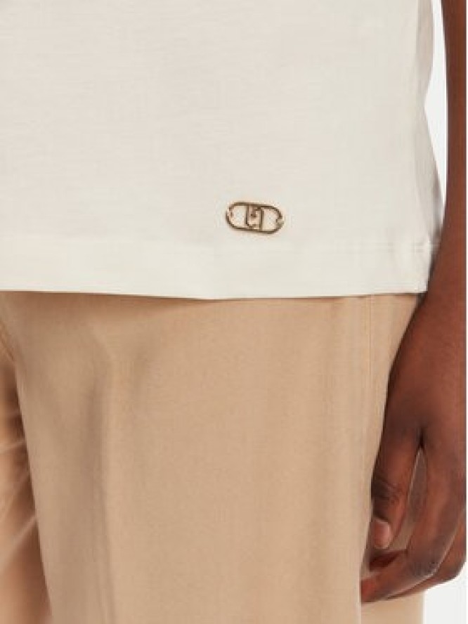 Liu Jo Sport T-Shirt TA5187 J6308 Biały Relaxed Fit