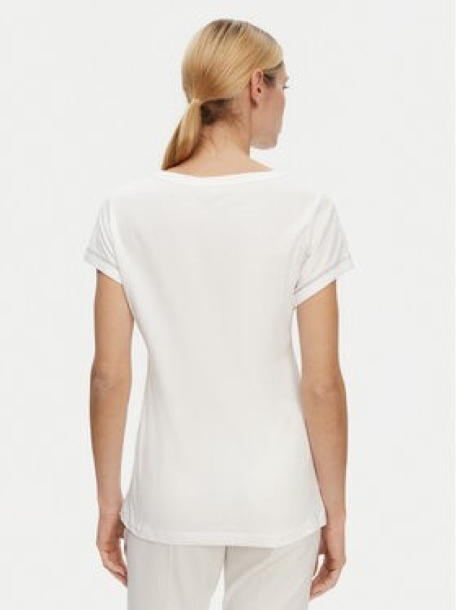 Luisa Spagnoli T-Shirt Brescello 542123 Biały Regular Fit