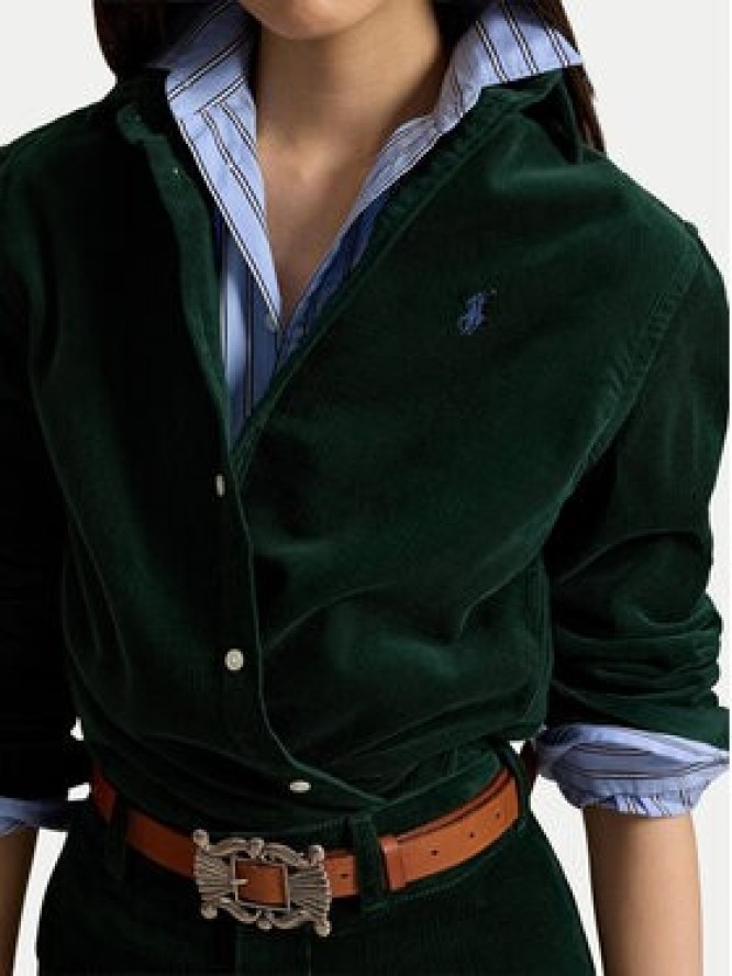 Polo Ralph Lauren Koszula 211A93203011 Zielony Regular Fit