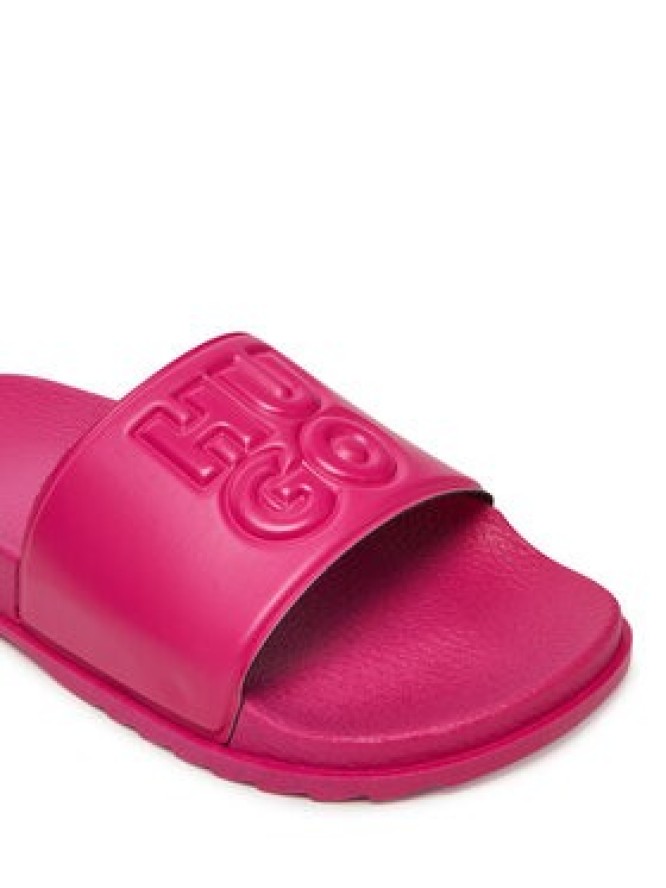 HUGO Klapki 50546282 Różowy
