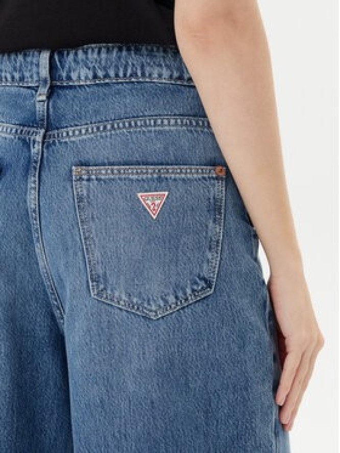 Guess Jeansy W5YA2G D5QKB Niebieski Wide Leg