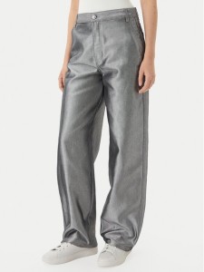 Calvin Klein Jeans Jeansy LV047E718G Szary Barrel Fit