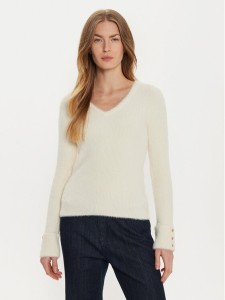 Morgan Sweter 212-MOOVE Écru Regular Fit