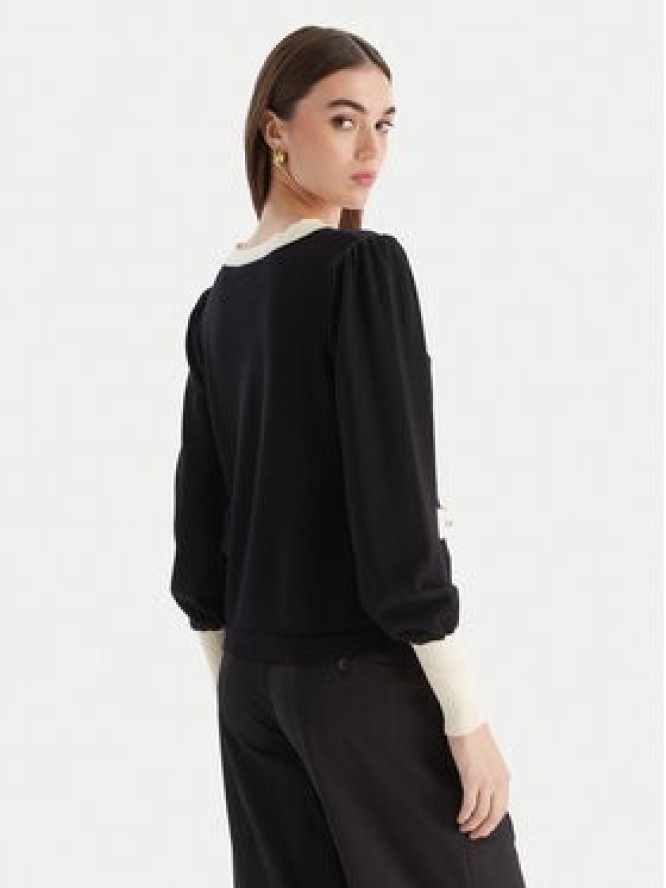 Luisa Spagnoli Sweter Maluma 100211 Czarny Regular Fit