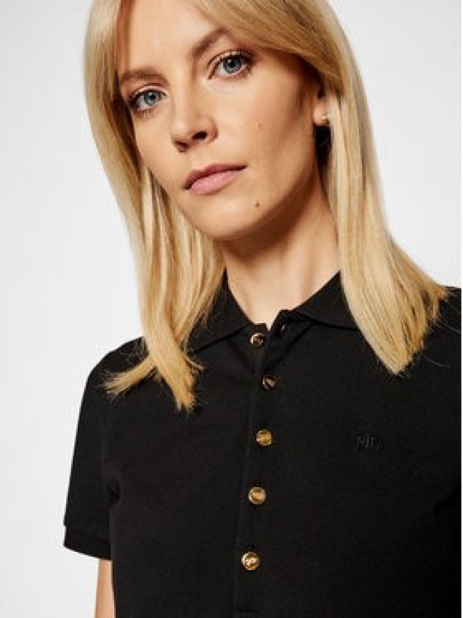 LAUREN RALPH LAUREN Polo 200679219003 Czarny Regular Fit