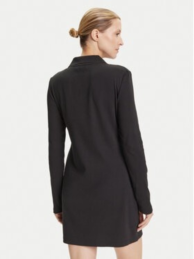 Calvin Klein Jeans Sukienka codzienna Monologo LV047D214G Czarny Slim Fit