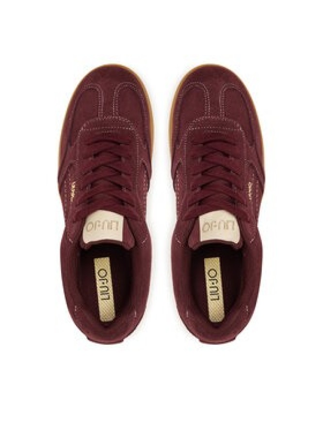 Liu Jo Sneakersy Connor 01 BF5069 PX002 Bordowy
