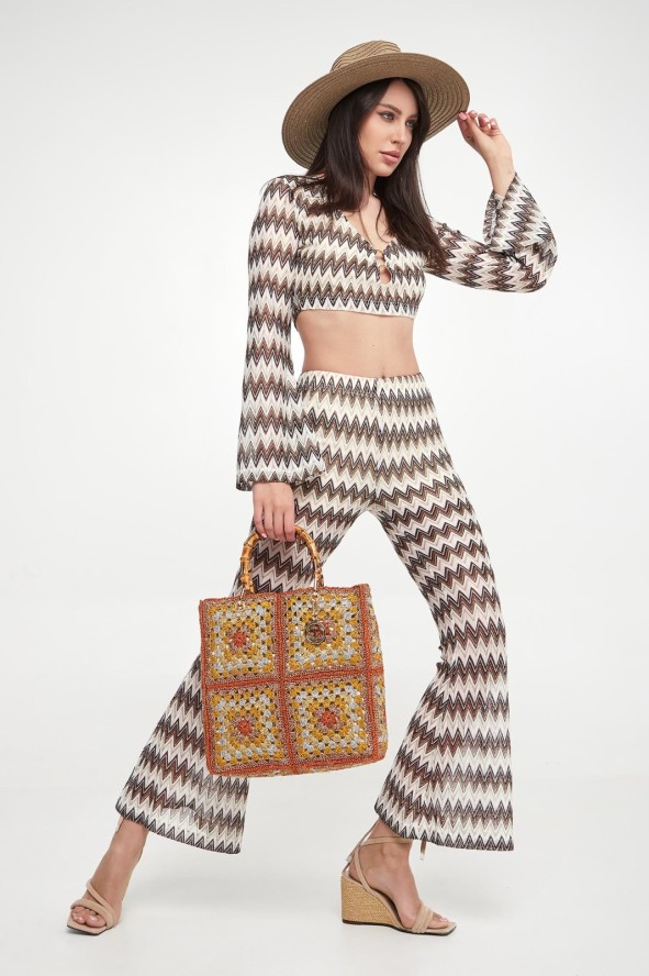 Top damski żakardowy TWINSET U&B