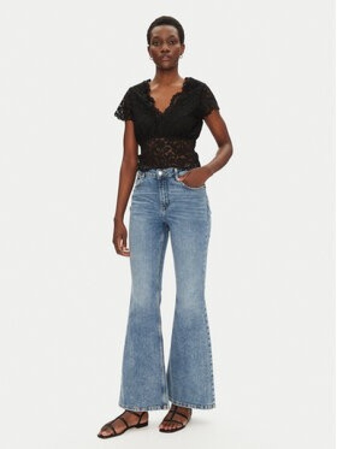 Morgan Bluzka 241-DANSA Czarny Slim Fit