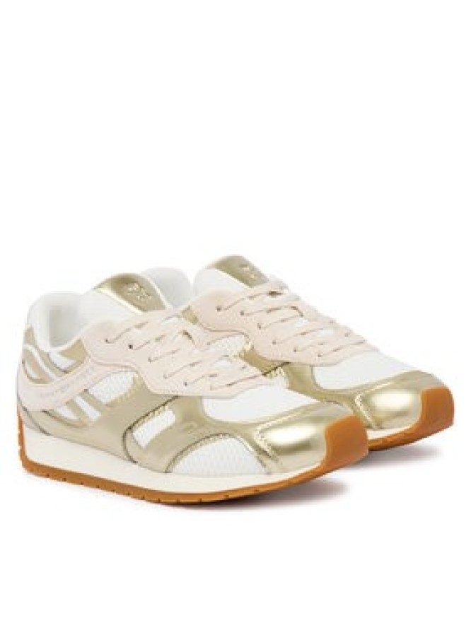 Tommy Hilfiger Sneakersy Th Chic Metallic Retro Runner FW0FW09191 Złoty