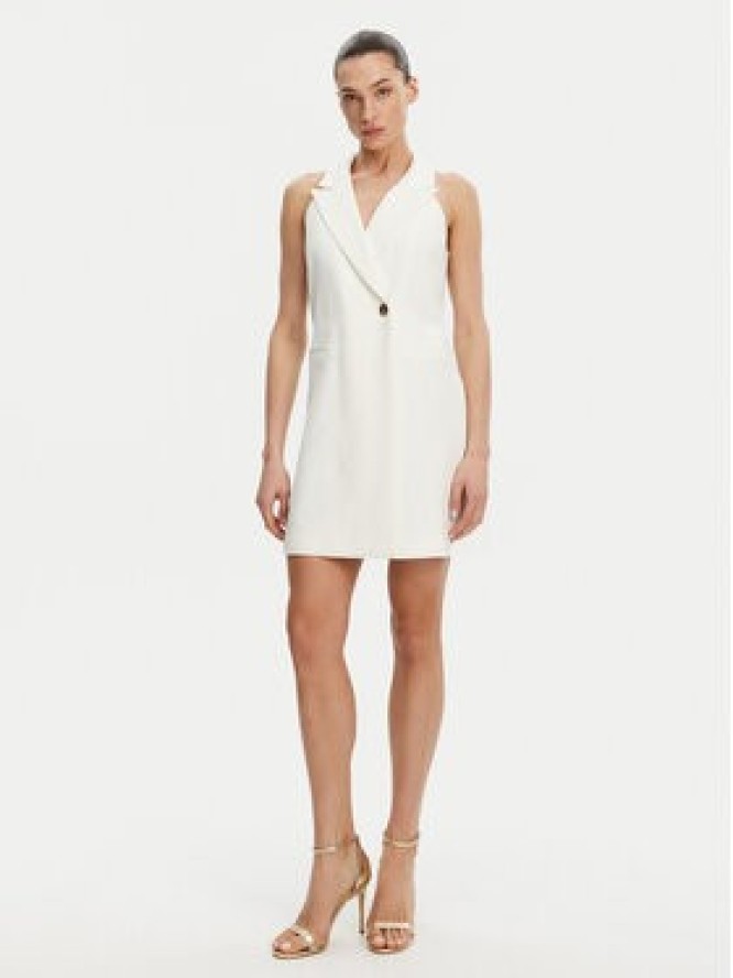 French Connection Sukienka koktajlowa 71RZR Biały Regular Fit