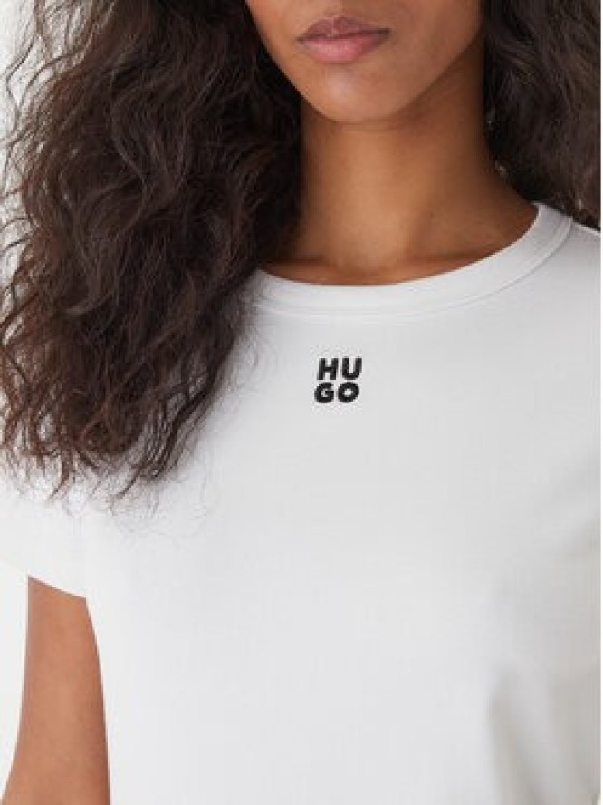 HUGO T-Shirt Deloris 50512002 Biały Regular Fit